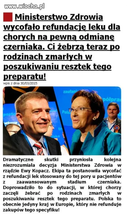 Polska- jedyny kraj w Europie, który nie