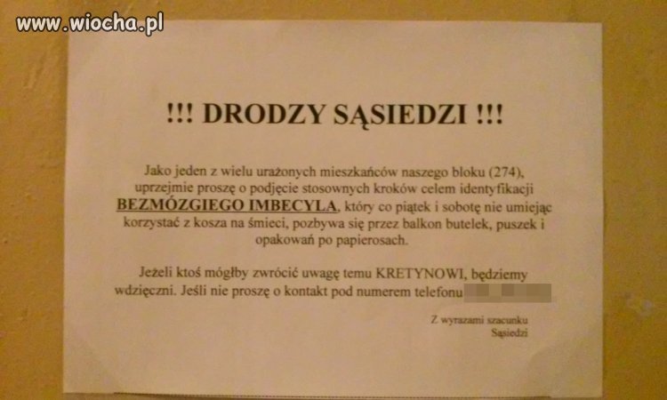 W jednym z wieżowców w Łodzi...