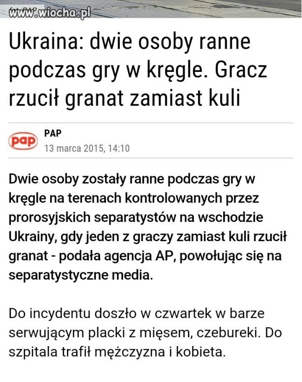 Szkoda, że tylko jeden