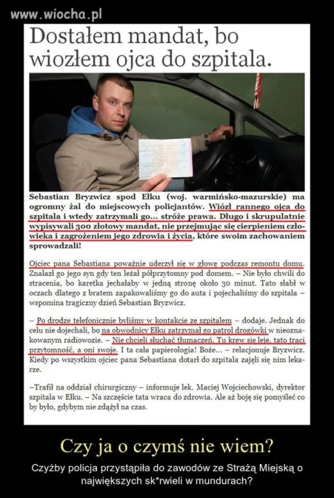 Policja ma POMAGAĆ obywatelom!