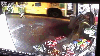 Chciała złapać ostatni autobus