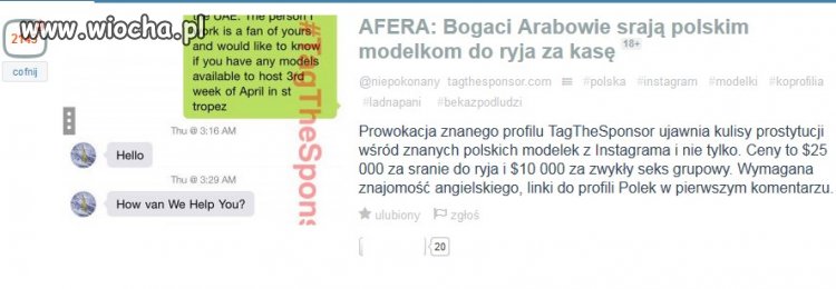 Bogaci Arabowie srają polskim modelkom do ryja 