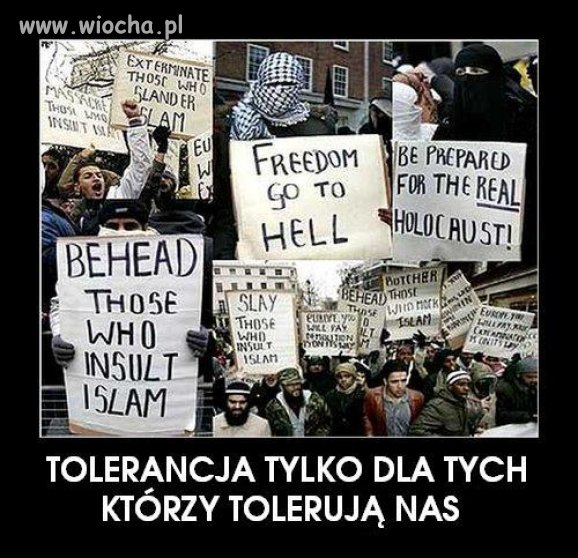 Tolerancja musi działać w dwie strony,