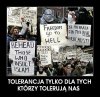 Tolerancja musi działać w dwie strony,