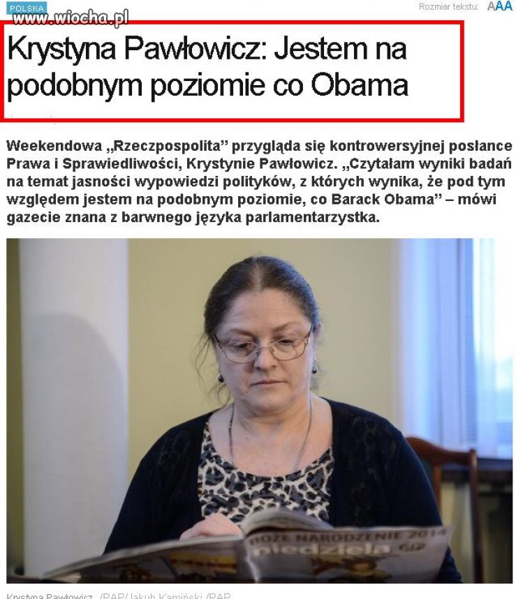 Obama musi być dumny 
