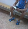 Foliowe ochraniacze na buty...