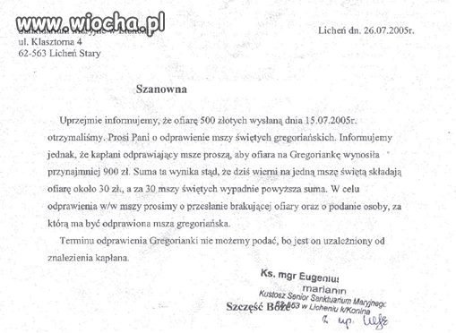 Licheń biznes czy religia