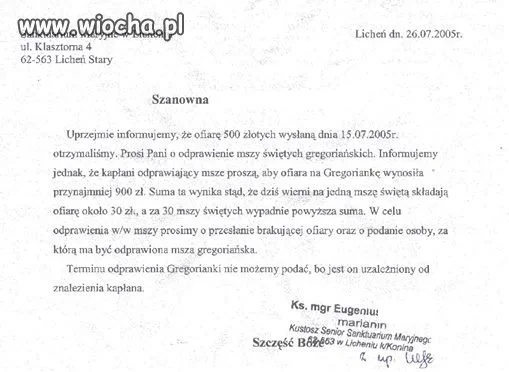 Licheń biznes czy religia