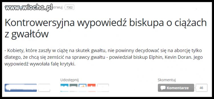To nie kontrowersyjna wypowiedź
