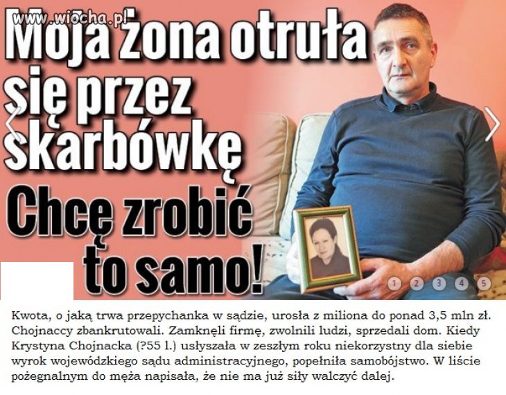 Otruła się przez skarbówkę