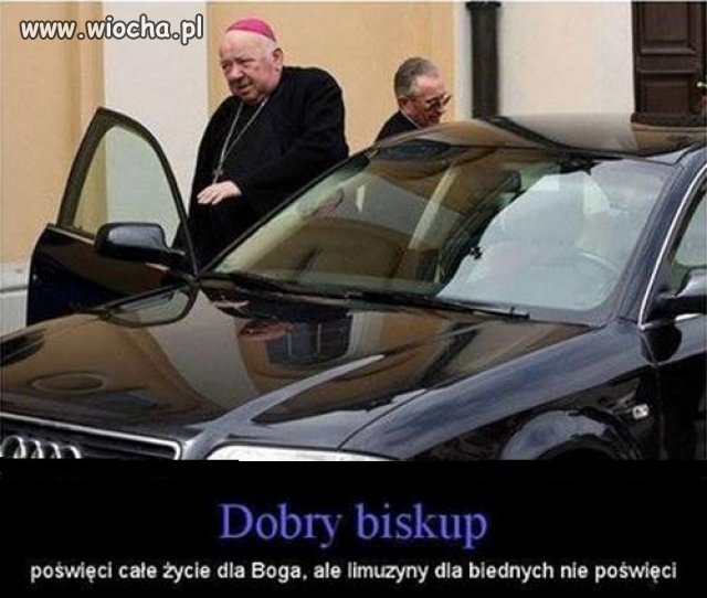 Musi mieć limuzynę bo do normalnego auta 