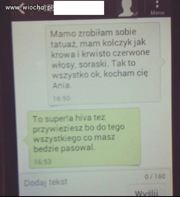 Chciała zrobić trolla mamie