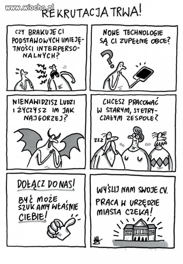 Praca w Urzędzie Miasta