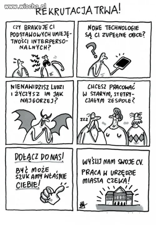 Praca w Urzędzie Miasta