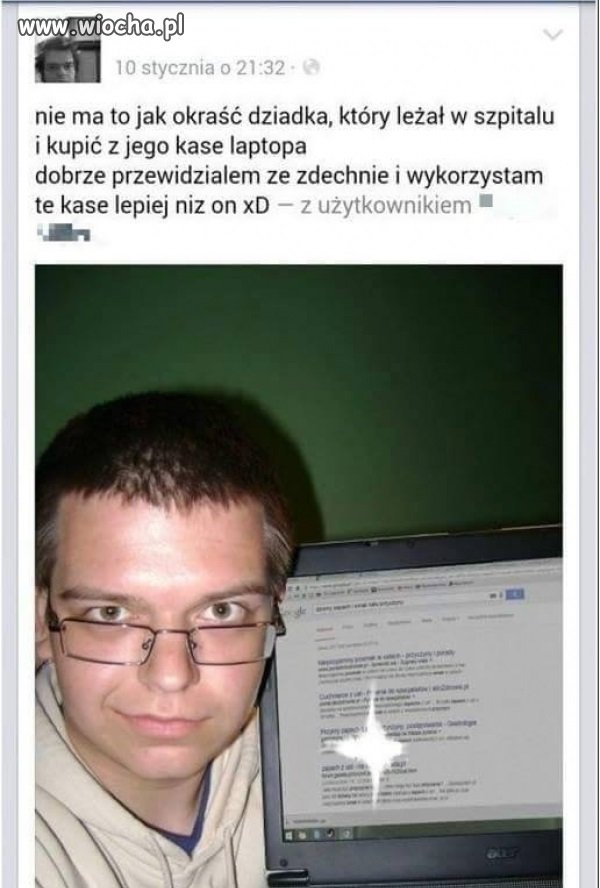 Kochany wnusio.