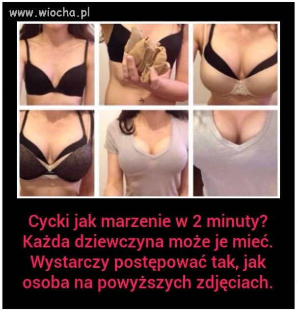 Piersi w dwie minuty?