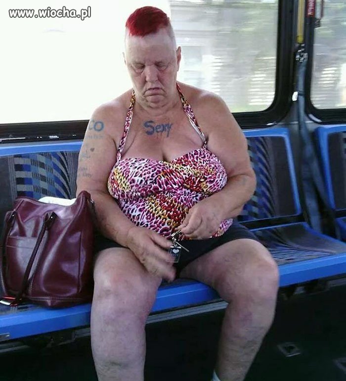 To może być czyjaś babcia...