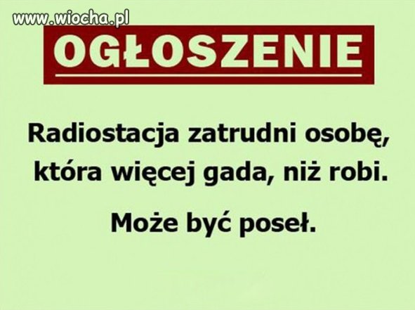 Ogłoszenie 