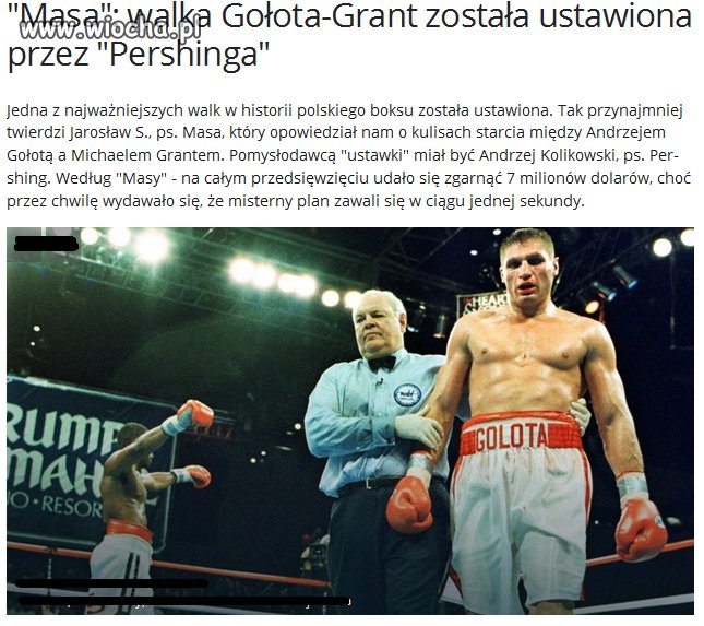 Gołota - Grant