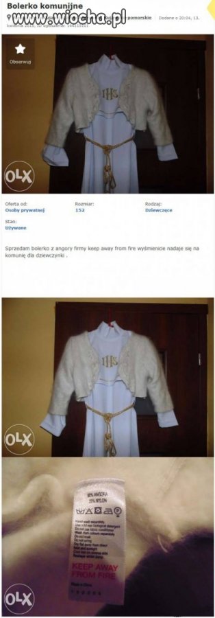 Bolerko bardzo znanej firmy