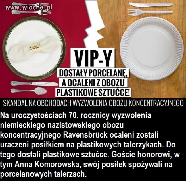 "szlachta" z porcelany, a ocaleni z plastiku