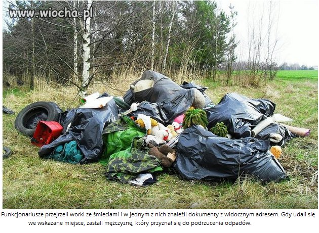 Plaga porzucania śmieci 