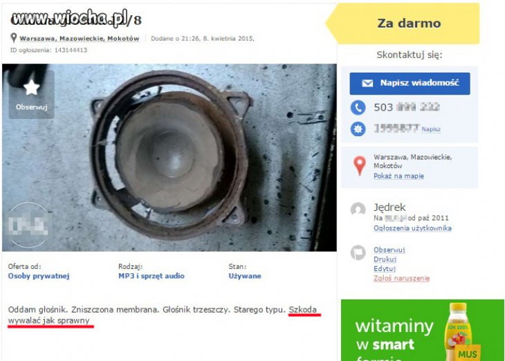 Zniszczony...