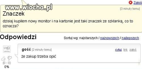 Znaczek naklejony 