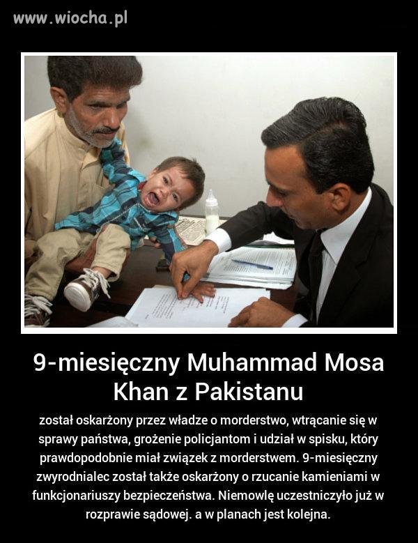 Prokuratura w Pakistanie oskarżyła chłopca 