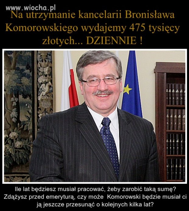 475 tysięcy dziennie na utrzymanie Bonka 