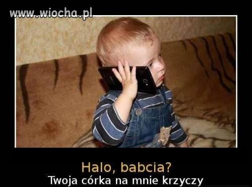 Halo babcia
