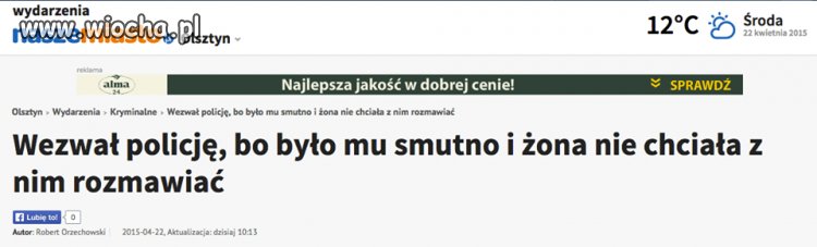 A pewien mieszkaniec Olsztyna... 