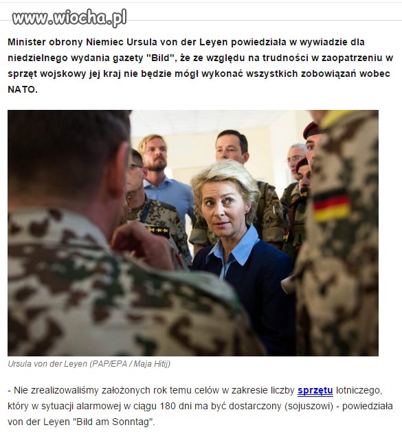 Oznacza to, że ruskie zdepczą nas w 3 dni...