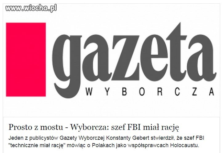 Wybiórcza znowu prawdę podaje 
