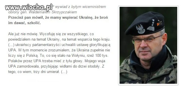 Dostał olśnienia?