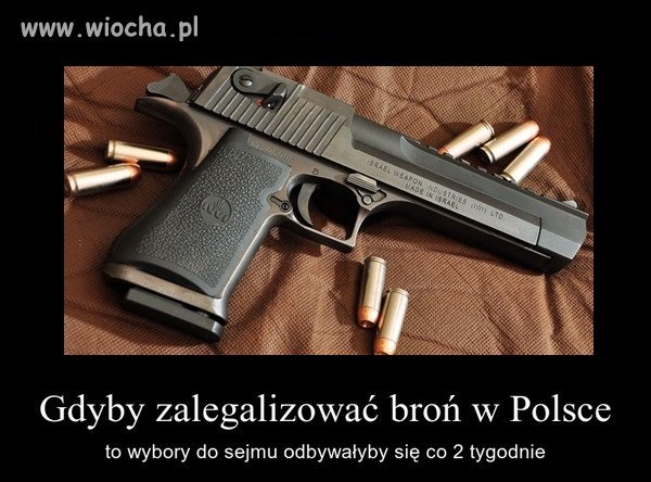 Dlaczego nie ma legalizacji broni w Polsce.