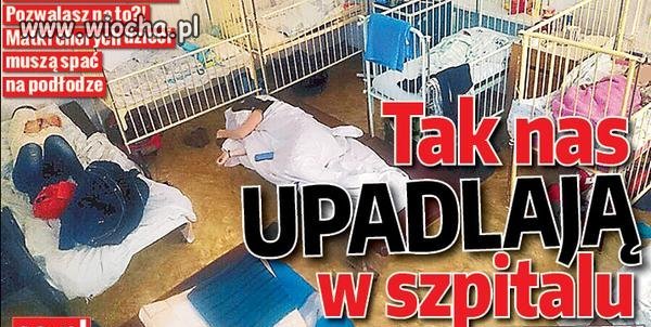 Matki chorych dzieci muszą spać na podłodze