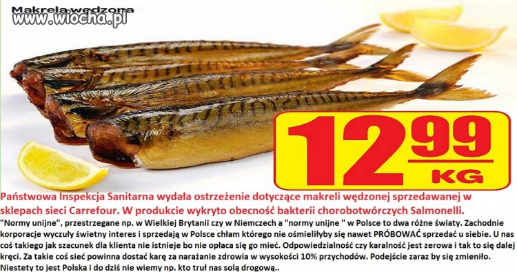 Polska norma żywności zlikwidowali