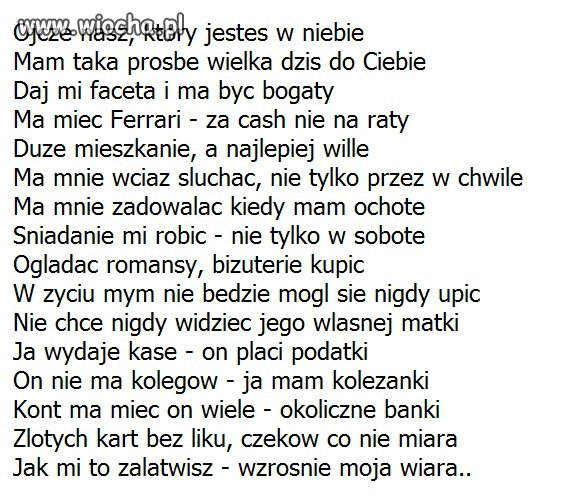 Modlitwa kobiety