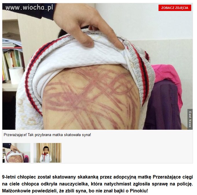 Bo nie znał bajki o Pinokiu