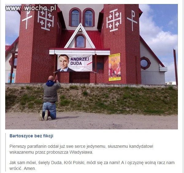 Świecki koścół w Bartoszycach.