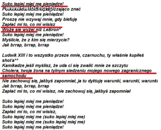 Artystka Rihanna napisała tekst piosenki