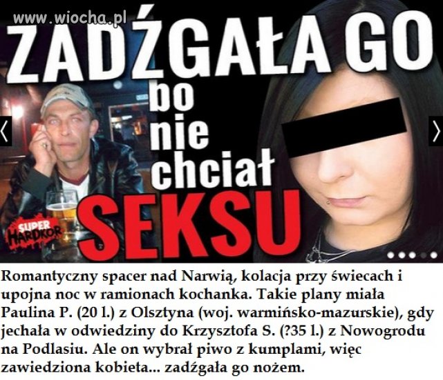 Zabiła, bo wolał piwo 