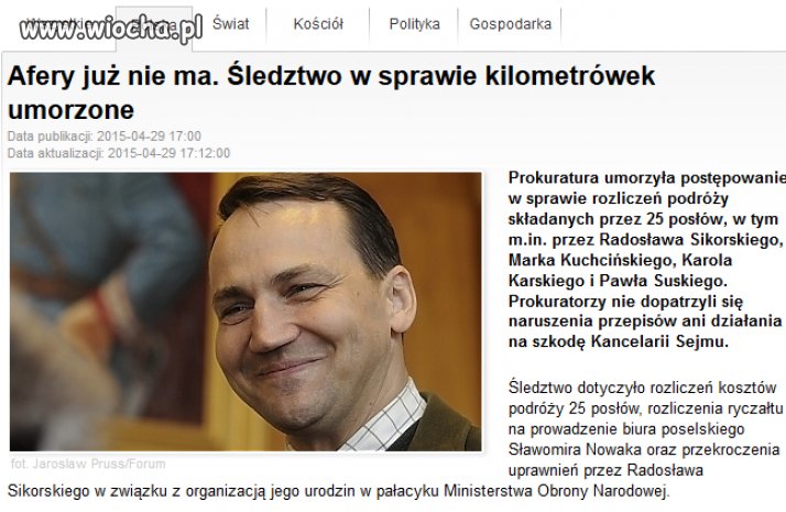 Śledztwo umorzone