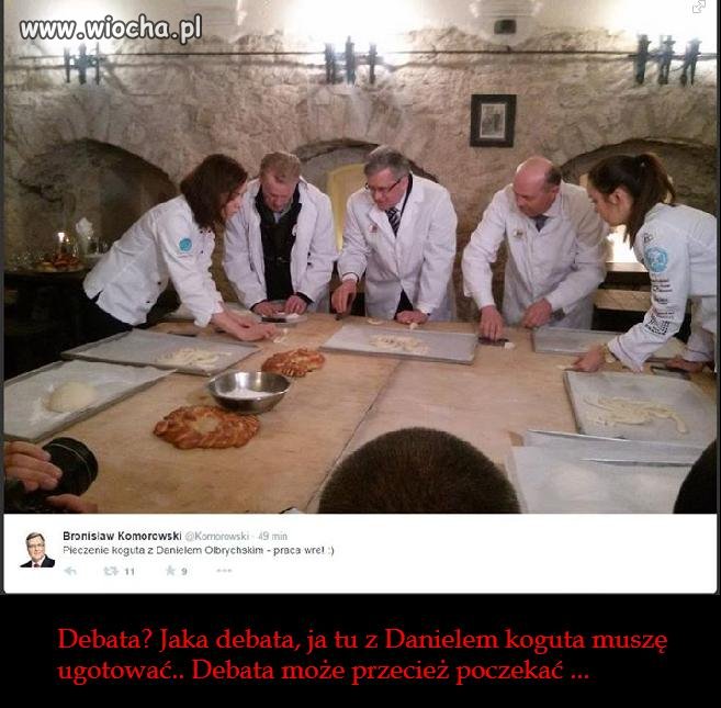 Co tam debata, są sprawy ważniejsze ...