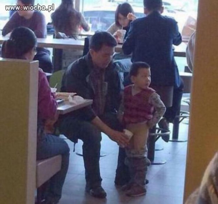 Tak jakby w restauracji kibla nie było... 