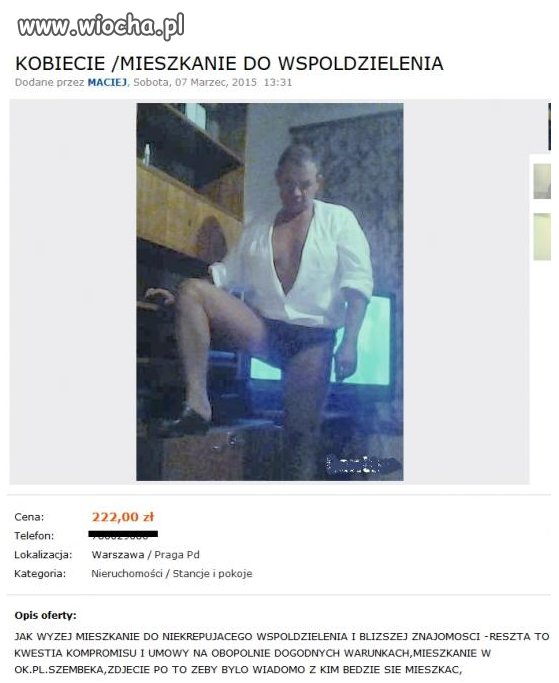 Do niekrępującego współdzielenia mieszkania