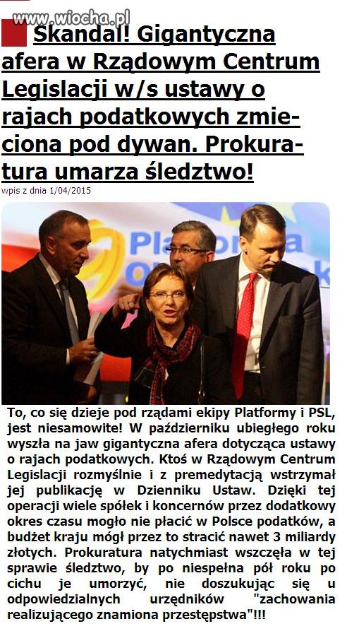 3 miliardy a co tam podatnicy to nadrobią.