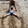 Na plaży.