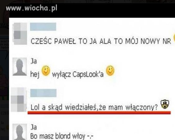 Blond włosy